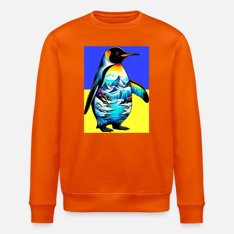 Pinguin - Stanley/Stella Unisex Bio-Sweatshirt ROLLER - Tieforange