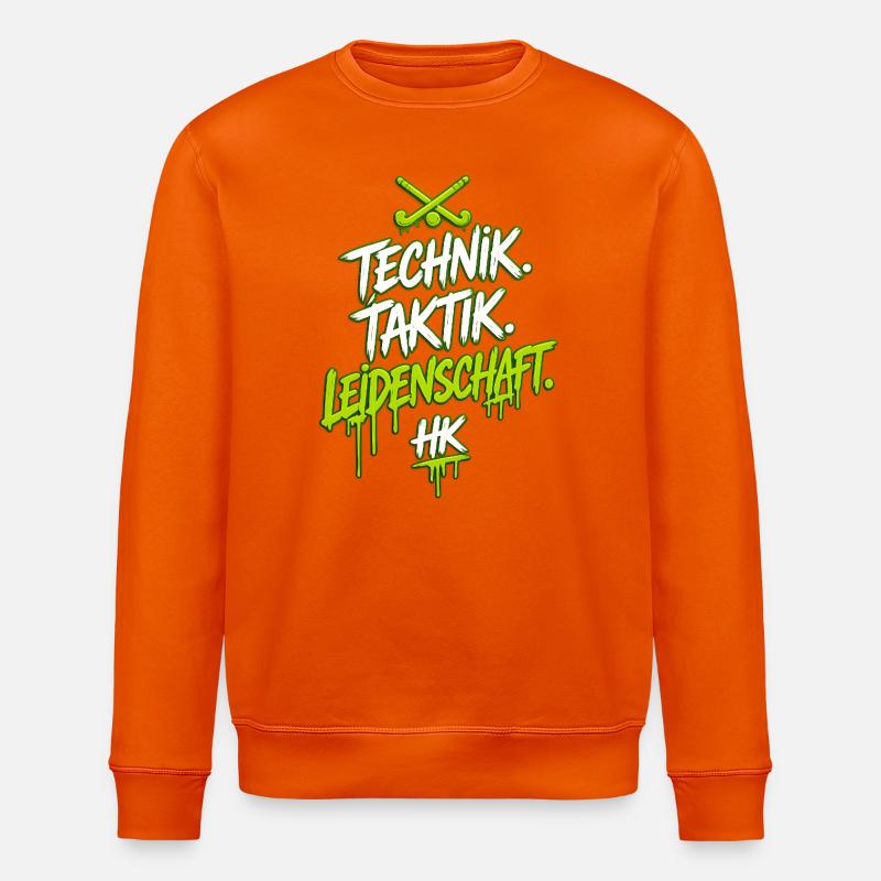 Technik. Taktik. Leidenschaft. - Stanley/Stella Unisex Bio-Sweatshirt ROLLER - Tieforange