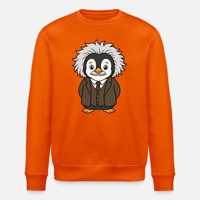 Professeur de sciences physicien Pingouin drôle - Sweat bio ROLLER Stanley/Stella Unisexe - orange profond