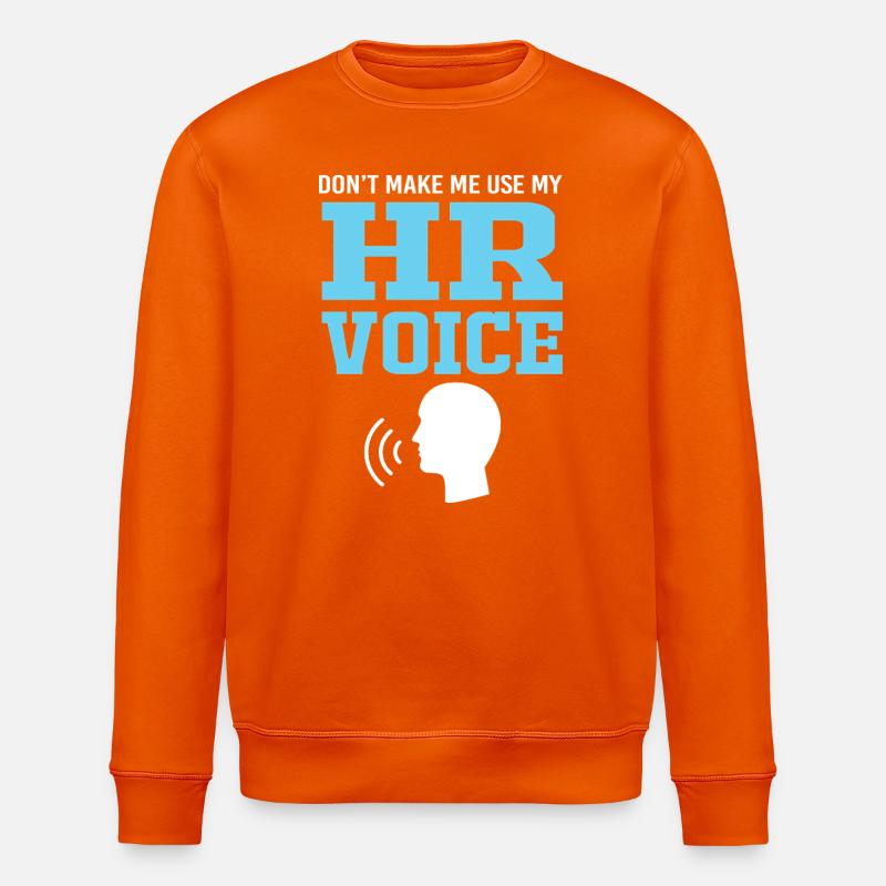Responsable RH - Sweat bio ROLLER Stanley/Stella Unisexe - orange profond