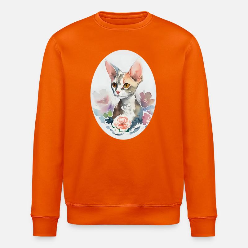 Devon Rex - Stanley/Stella Unisex Bio-Sweatshirt ROLLER - Tieforange