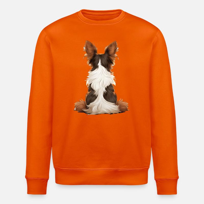 Papillon - Sweat bio ROLLER Stanley/Stella Unisexe - orange profond
