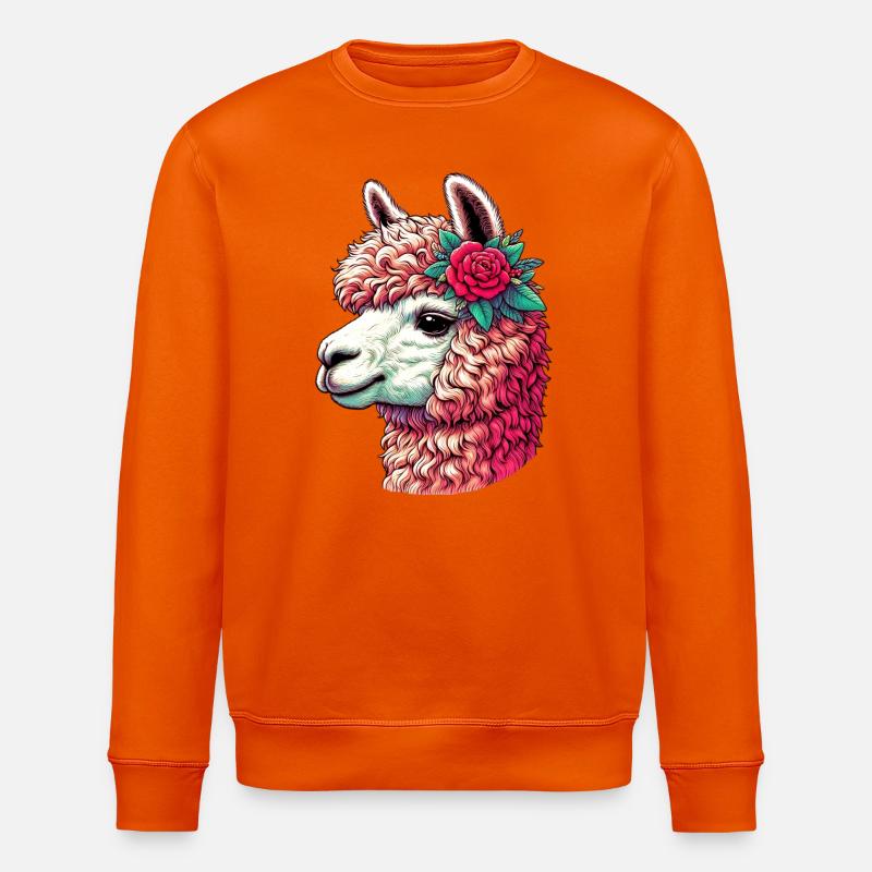 Alpaka - Stanley/Stella Unisex Bio-Sweatshirt ROLLER - Tieforange