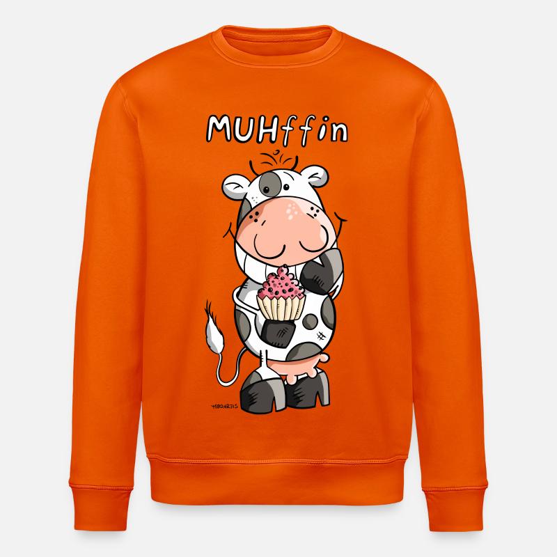 MUHffin - Stanley/Stella Unisex Bio-Sweatshirt ROLLER - Tieforange