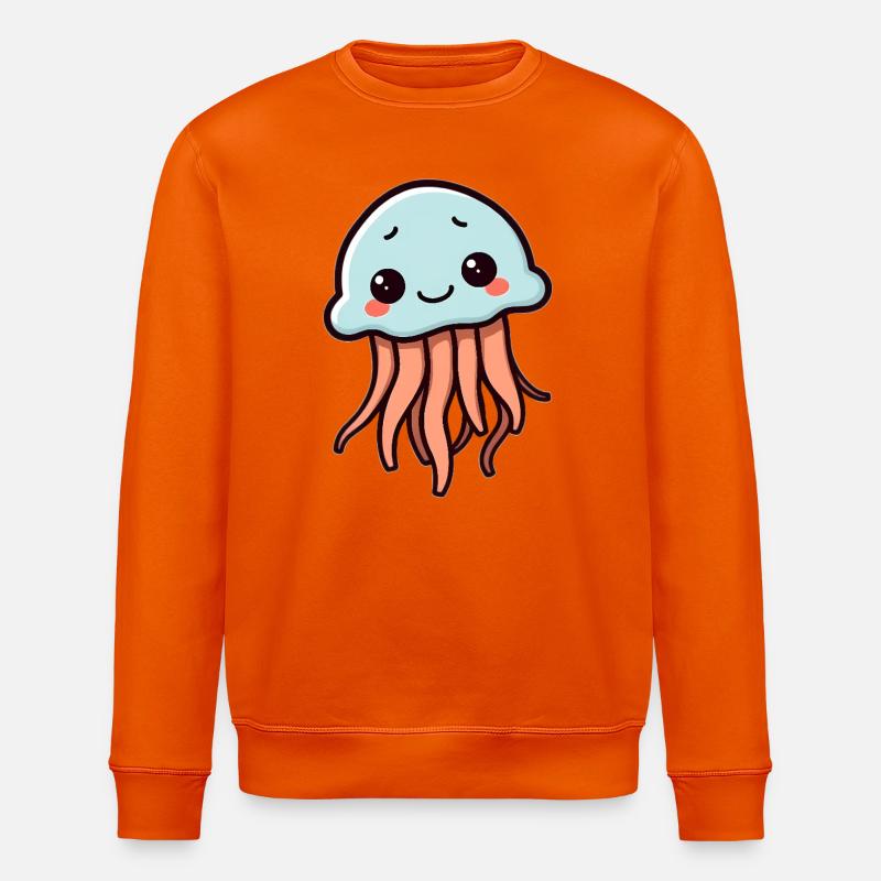 Méduse - Sweat bio ROLLER Stanley/Stella Unisexe - orange profond