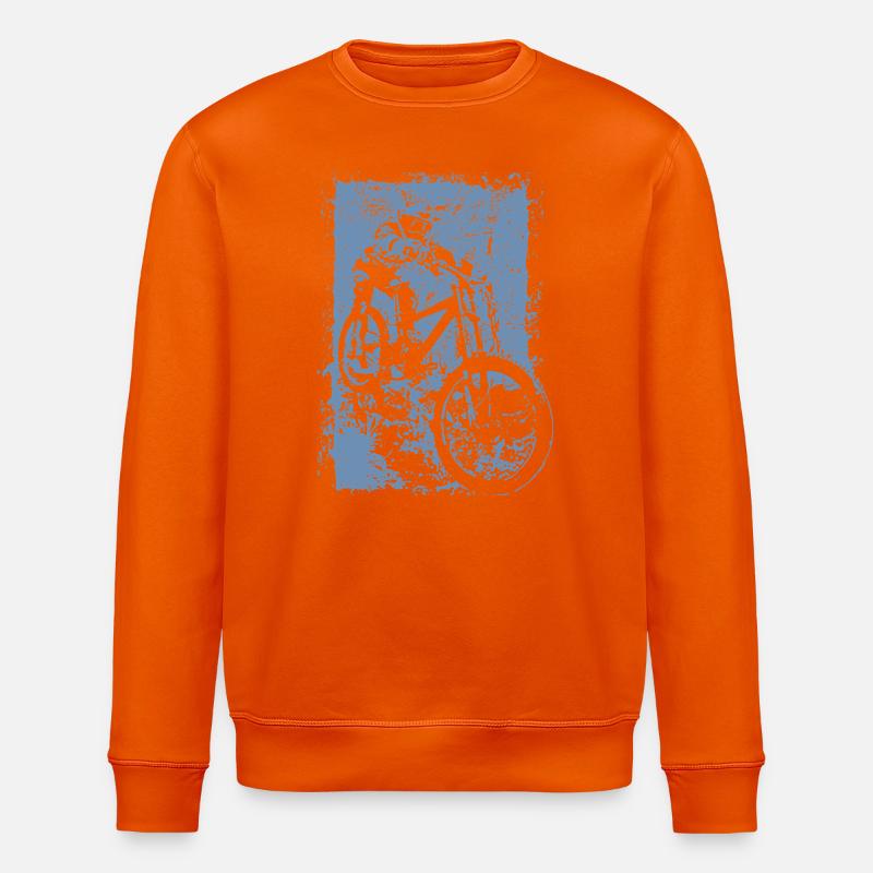 BMX VTT Descente Grunge Silhouette Grunge - Sweat bio ROLLER Stanley/Stella Unisexe - orange profond