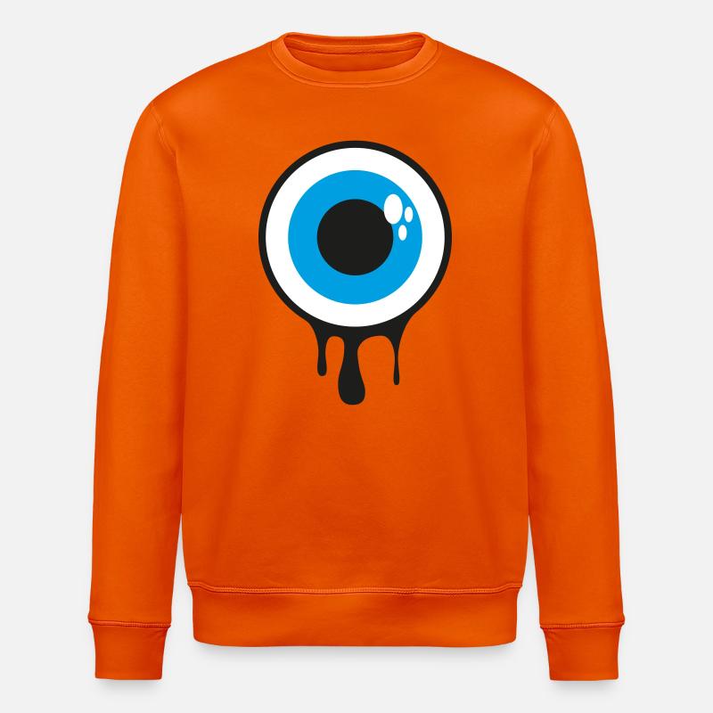 Dripping Eye - Stanley/Stella Unisex Bio-Sweatshirt ROLLER - Tieforange