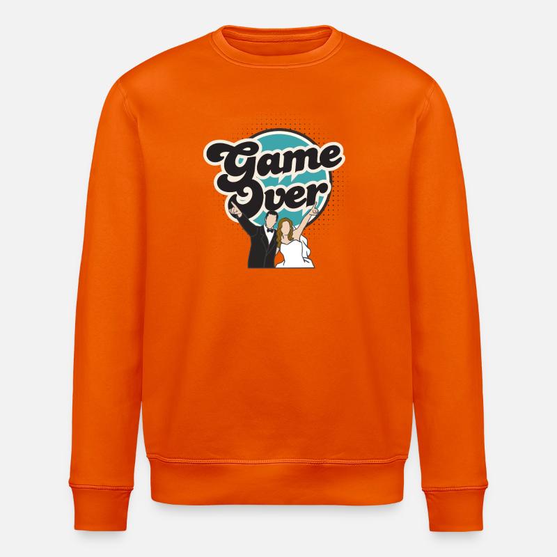 Game Over - Stanley/Stella Unisex Bio-Sweatshirt ROLLER - Tieforange