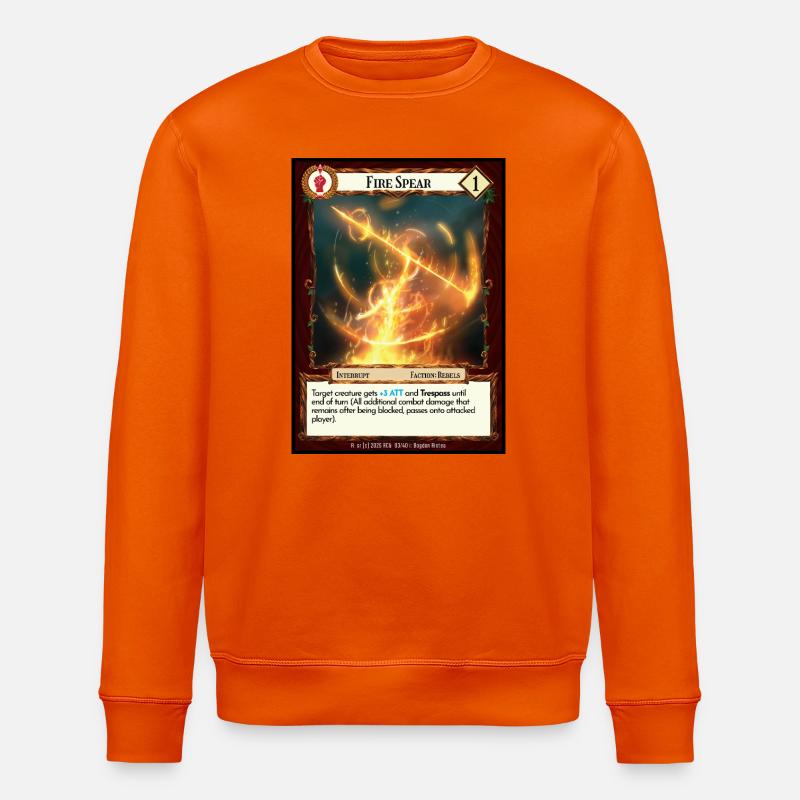 Fire Spear - Stanley/Stella Unisex Bio-Sweatshirt ROLLER - Tieforange