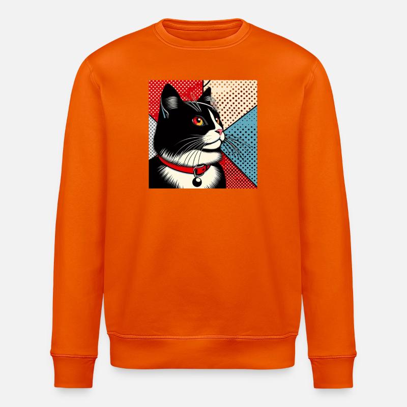 Kat 1 3 - Stanley/Stella Unisex Bio-Sweatshirt ROLLER - Tieforange