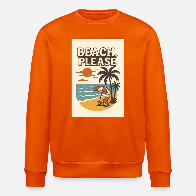 Beach, Please - Stanley/Stella Unisex Bio-Sweatshirt ROLLER - Tieforange