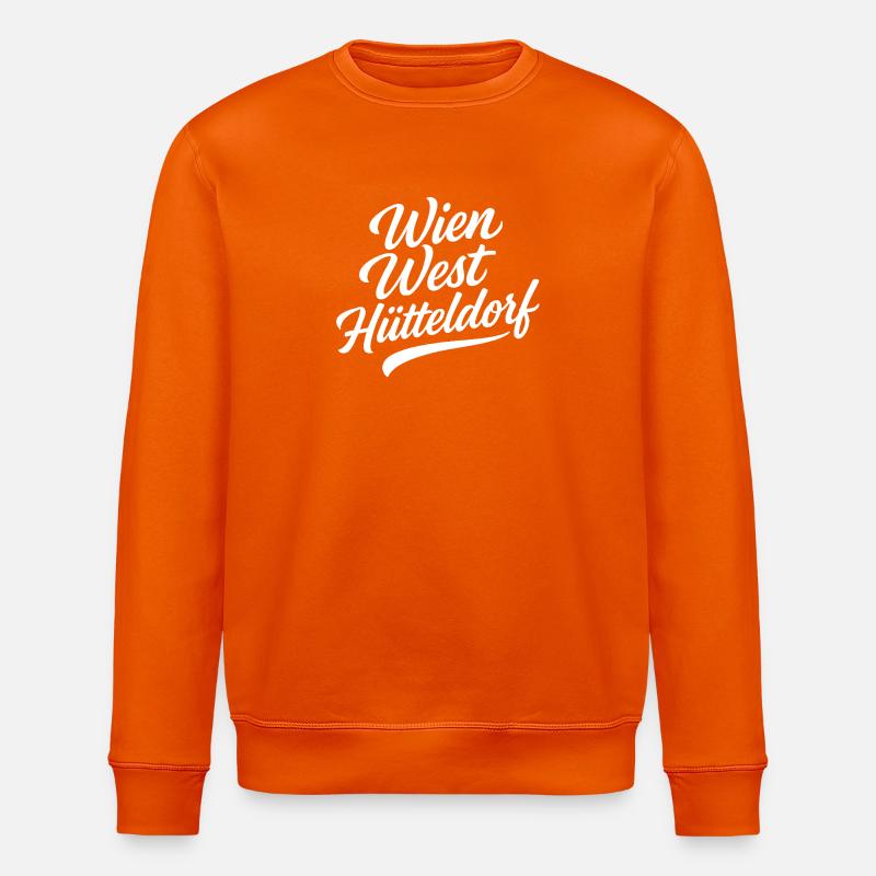 Wien West Hütteldorf  - Stanley/Stella Unisex Bio-Sweatshirt ROLLER - Tieforange