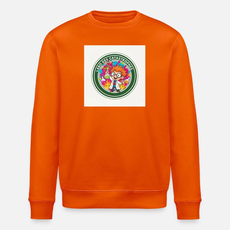 Bunte Katastrophe Labor Wissenschaftlich - Stanley/Stella Unisex Bio-Sweatshirt ROLLER - Tieforange