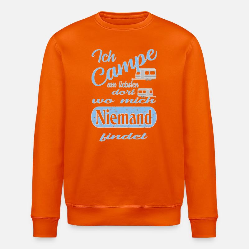 Camping - Stanley/Stella Unisex Bio-Sweatshirt ROLLER - Tieforange
