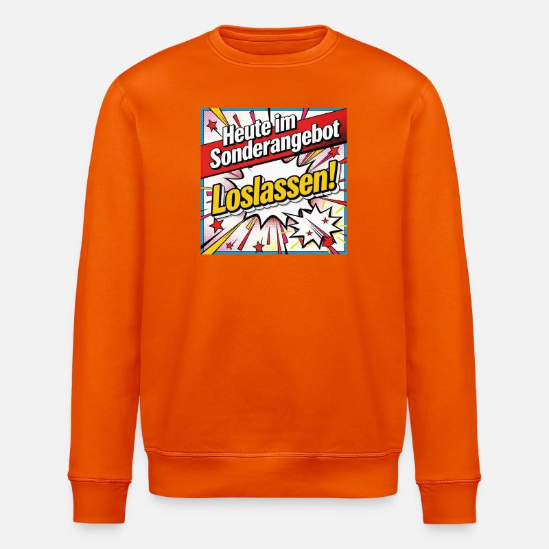 Libérer - Sweat bio ROLLER Stanley/Stella Unisexe - orange profond