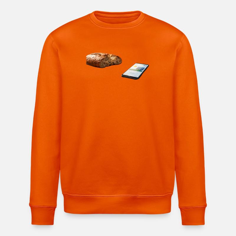 Bread - Stanley/Stella ROLLER Unisex Organic Sweatshirt - bright orange