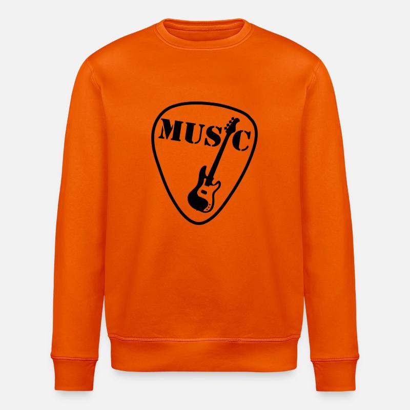 guitare plectre - Sweat bio ROLLER Stanley/Stella Unisexe - orange profond