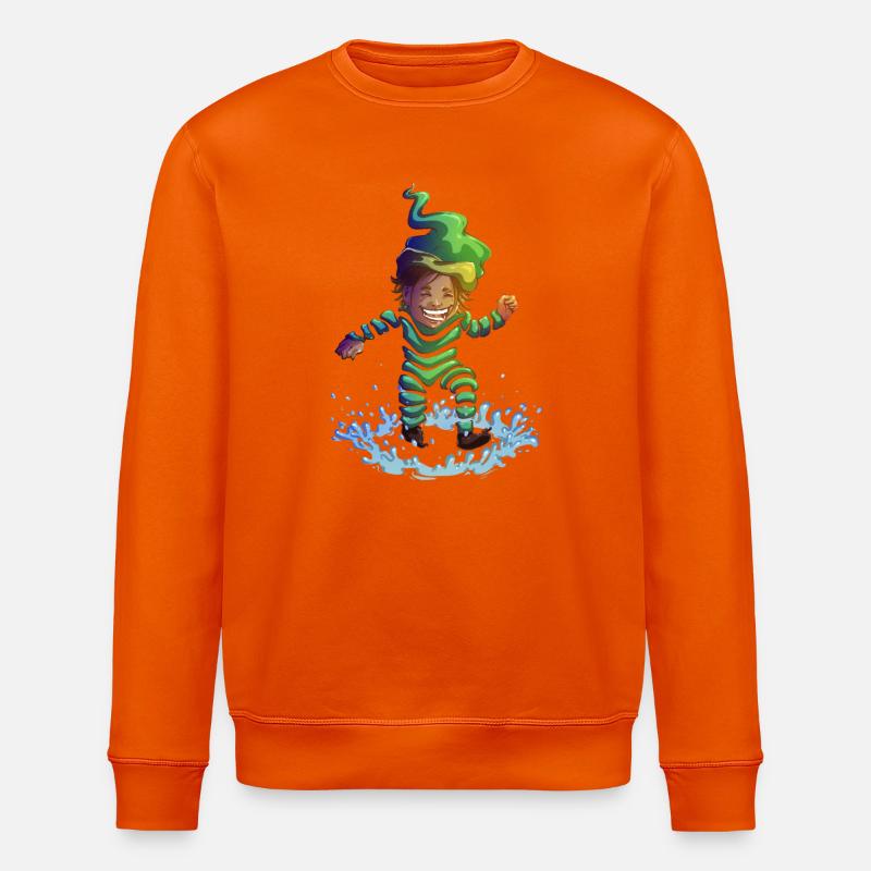 Bespritzen - Stanley/Stella Unisex Bio-Sweatshirt ROLLER - Tieforange