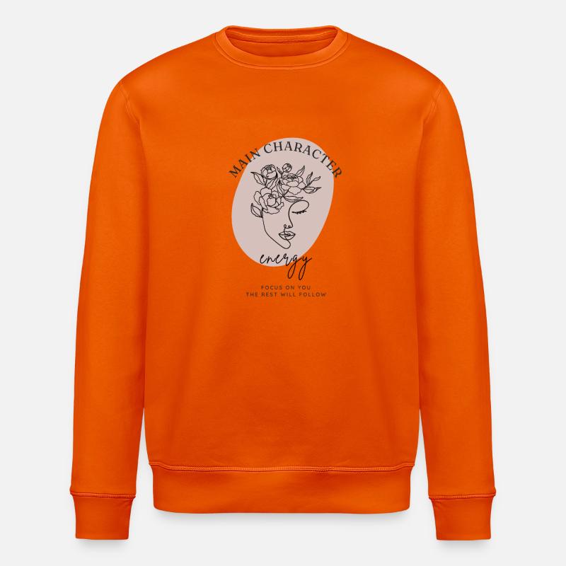 protect your energy - Stanley/Stella Unisex Bio-Sweatshirt ROLLER - Tieforange