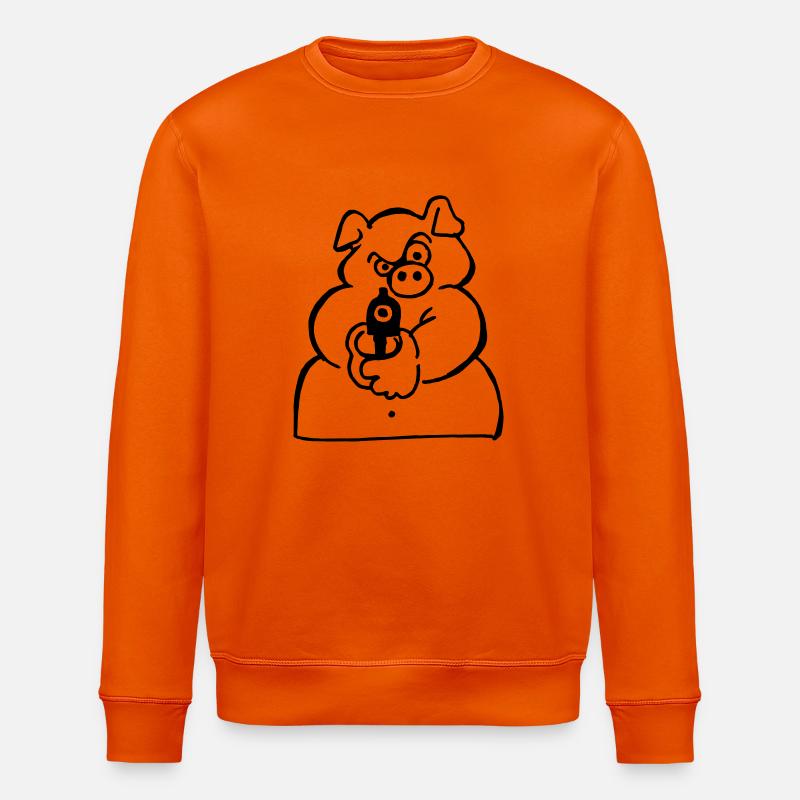 Gun Pig - Stanley/Stella Unisex Bio-Sweatshirt ROLLER - Tieforange
