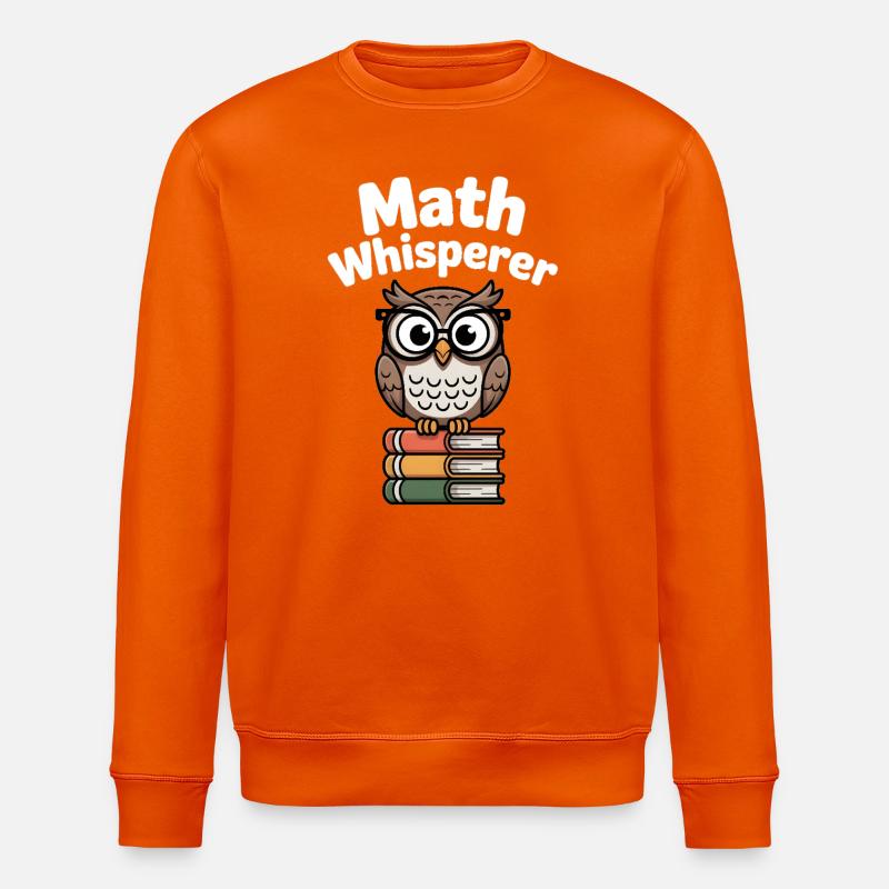 Mathe-Flüsterer - Stanley/Stella Unisex Bio-Sweatshirt ROLLER - Tieforange