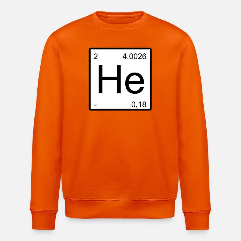 Helium Minimal Element Design - Stanley/Stella Unisex Bio-Sweatshirt ROLLER - Tieforange