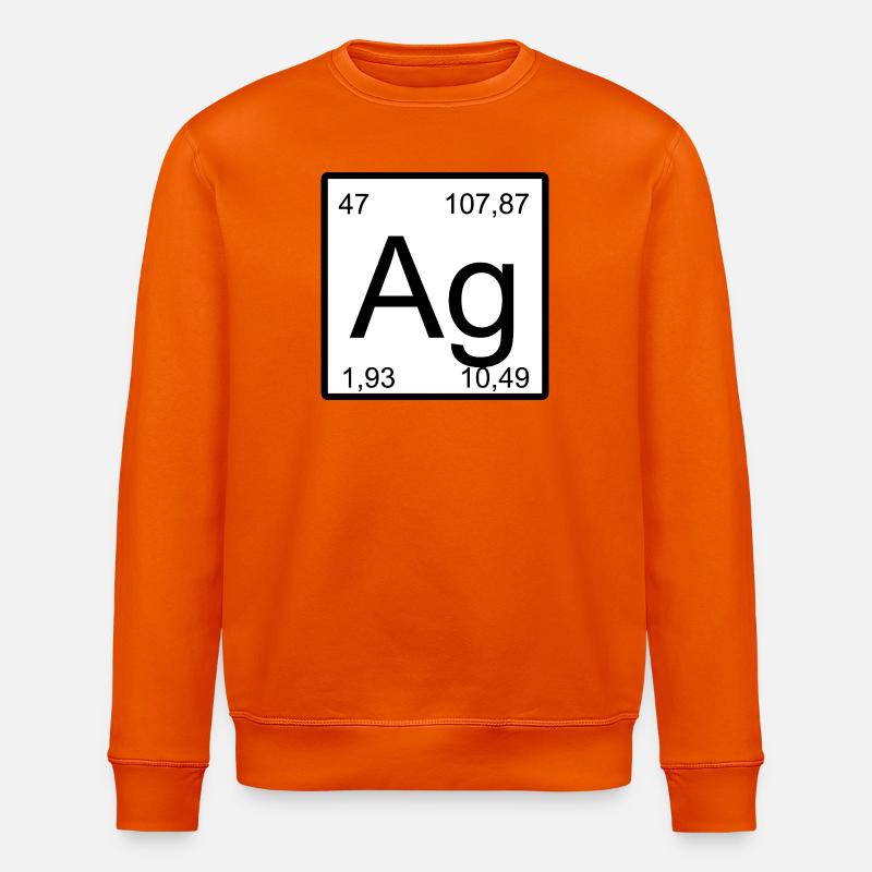 Symbole de période Ag Pression minimale - Sweat bio ROLLER Stanley/Stella Unisexe - orange profond