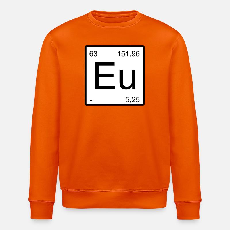 Conception périodique minimale de l’élément EU - Sweat bio ROLLER Stanley/Stella Unisexe - orange profond