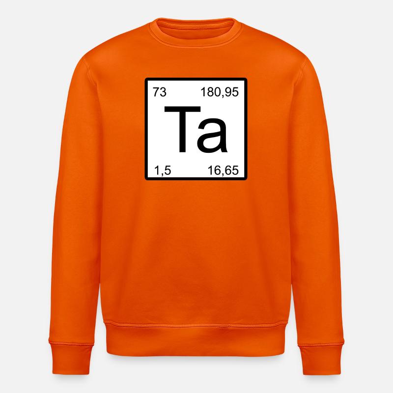 Conception minimale de l’élément Ta - Sweat bio ROLLER Stanley/Stella Unisexe - orange profond