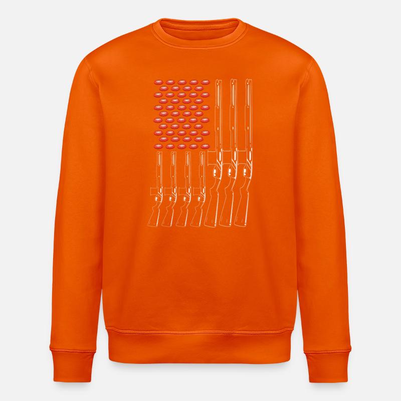 Tontauben - Stanley/Stella Unisex Bio-Sweatshirt ROLLER - Tieforange