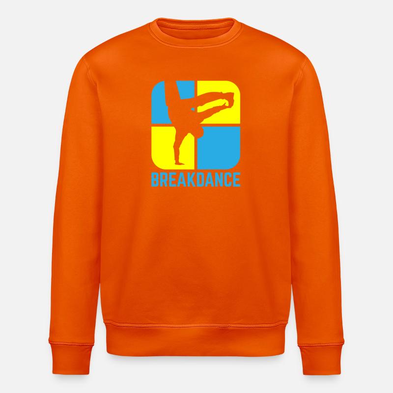 Breakdance - Stanley/Stella Unisex Bio-Sweatshirt ROLLER - Tieforange