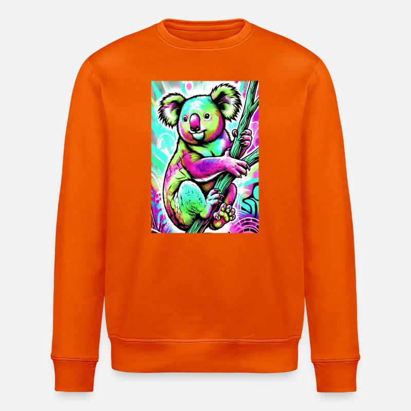 Koala - Stanley/Stella Unisex Bio-Sweatshirt ROLLER - Tieforange
