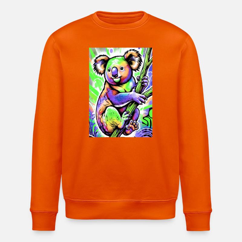Koala - Stanley/Stella Unisex Bio-Sweatshirt ROLLER - Tieforange