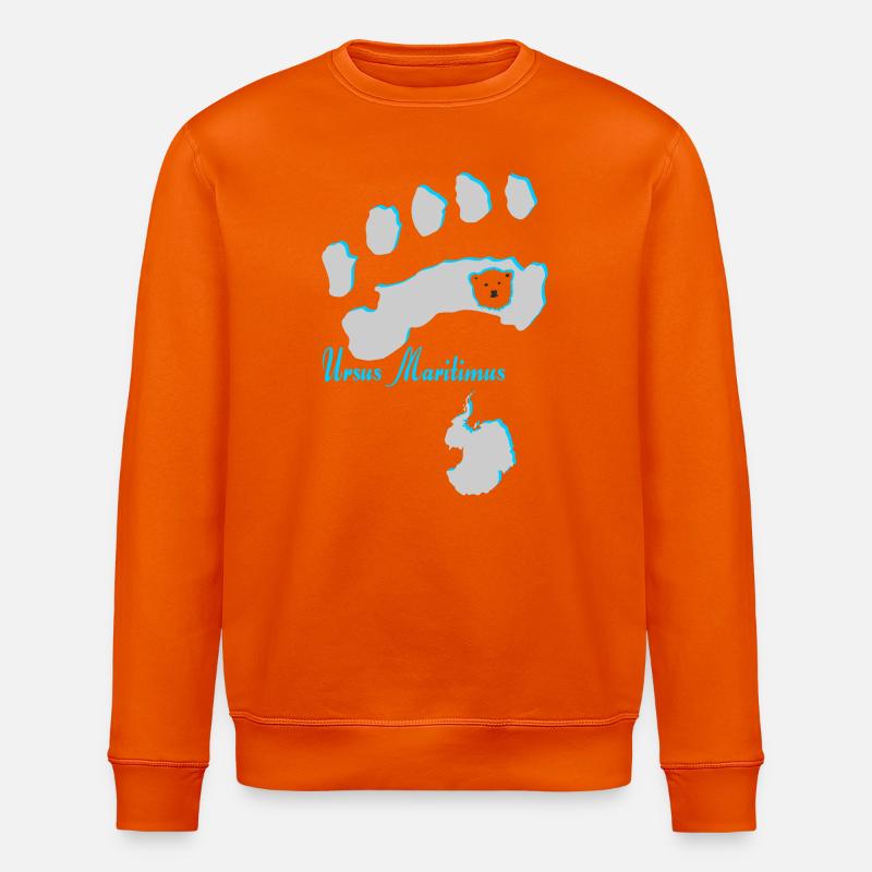 Eisbär 7 - Stanley/Stella Unisex Bio-Sweatshirt ROLLER - Tieforange