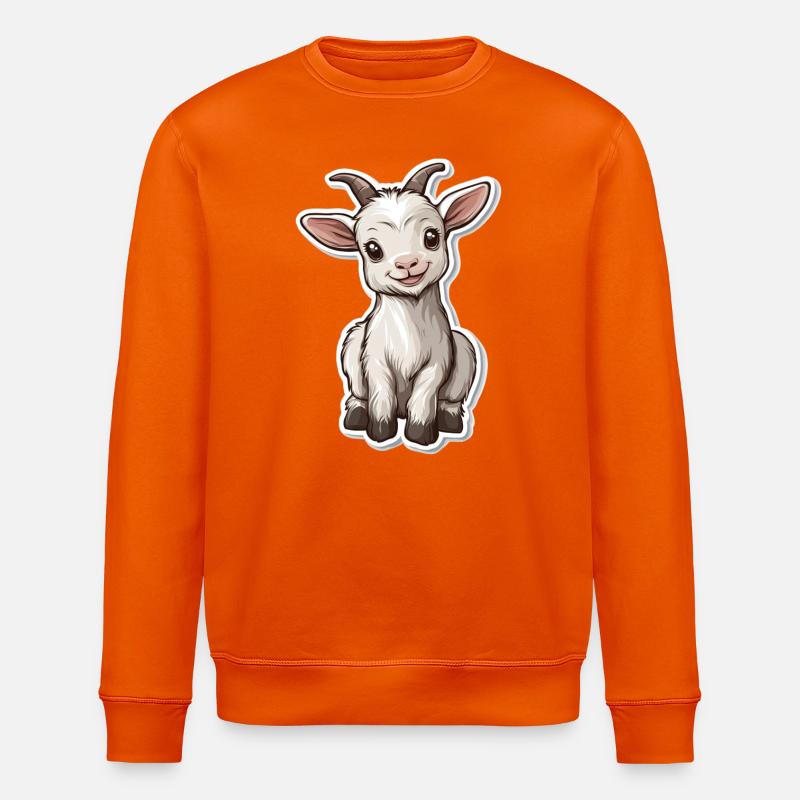 Chèvre - Sweat bio ROLLER Stanley/Stella Unisexe - orange profond