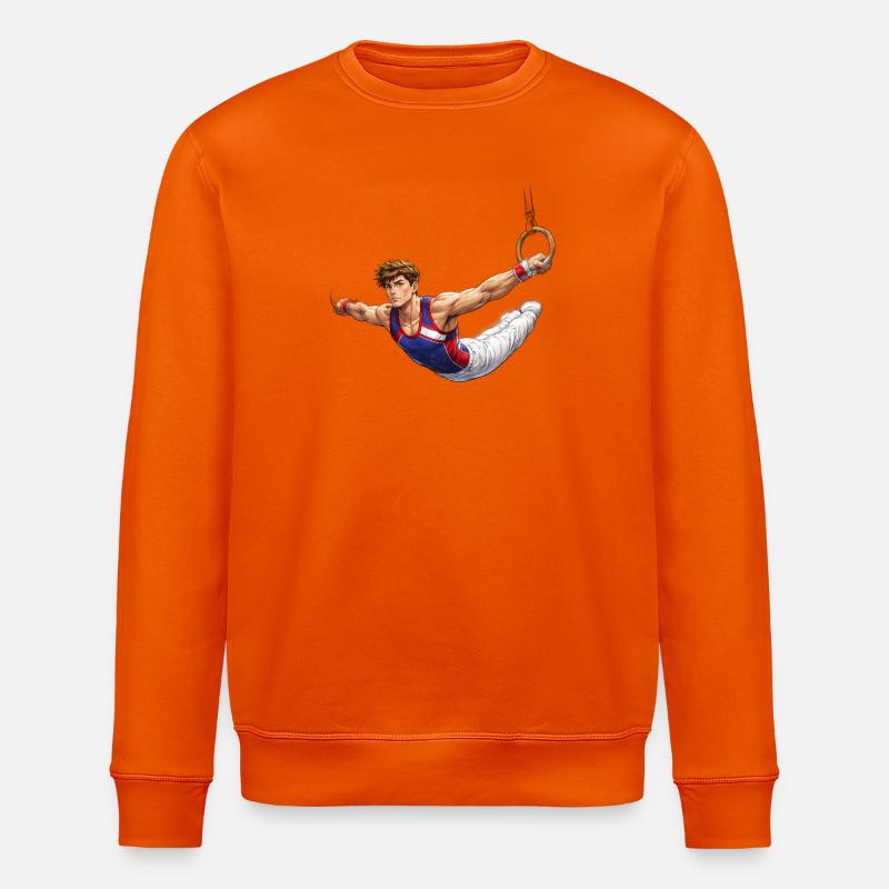 Turner am Ring Iron Cross Illustration - Stanley/Stella Unisex Bio-Sweatshirt ROLLER - Tieforange