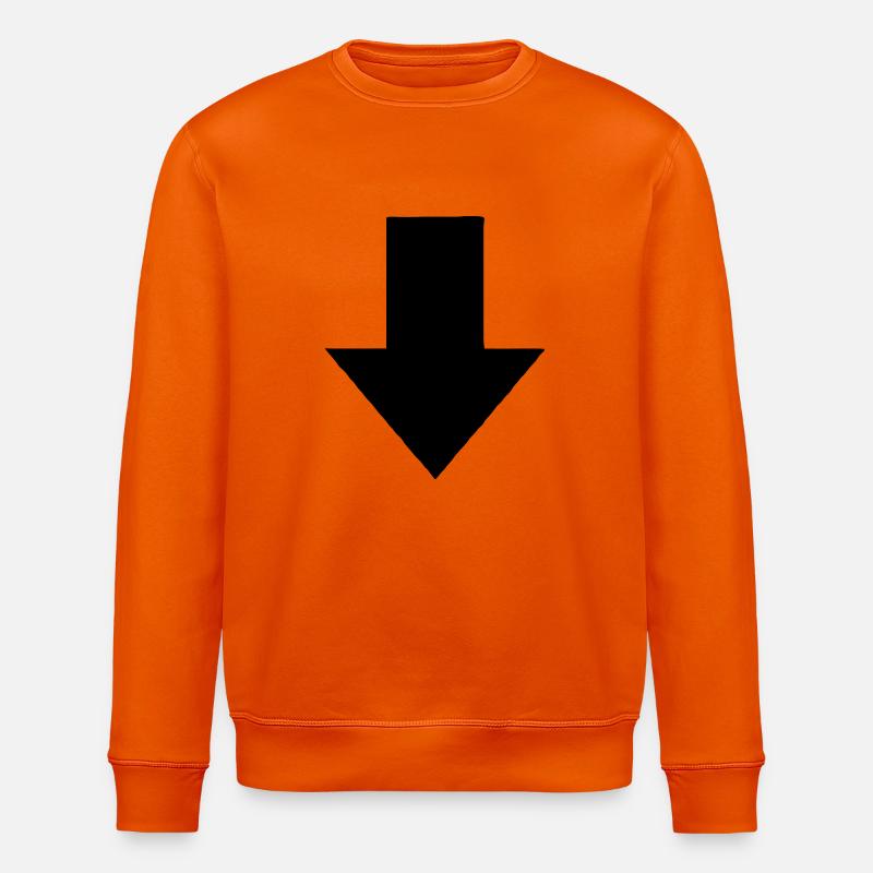Pfeil - Stanley/Stella Unisex Bio-Sweatshirt ROLLER - Tieforange