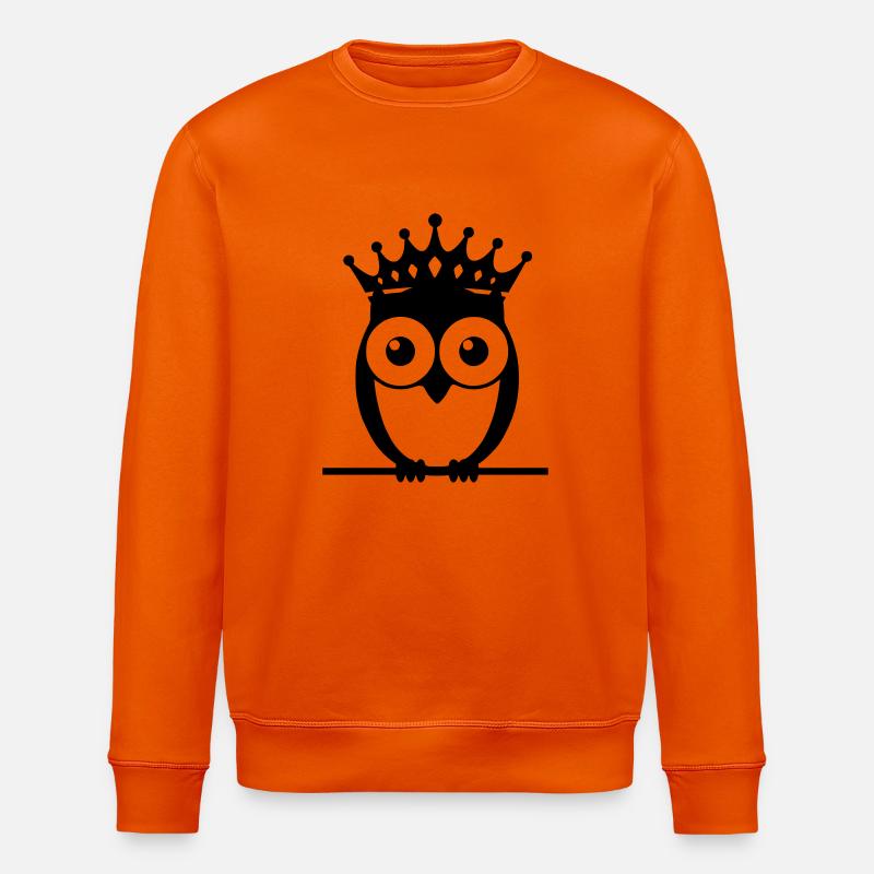 Eule - Stanley/Stella Unisex Bio-Sweatshirt ROLLER - Tieforange