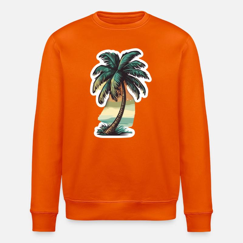 Palme - Stanley/Stella Unisex Bio-Sweatshirt ROLLER - Tieforange