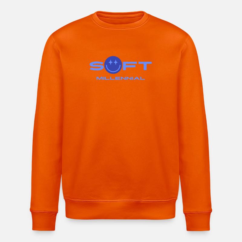 Soft Millennial Logo - Stanley/Stella Unisex Bio-Sweatshirt ROLLER - Tieforange
