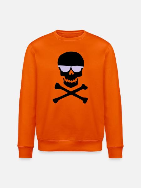 Piratl_mit_brille - Sweat bio ROLLER Stanley/Stella Unisexe - orange profond