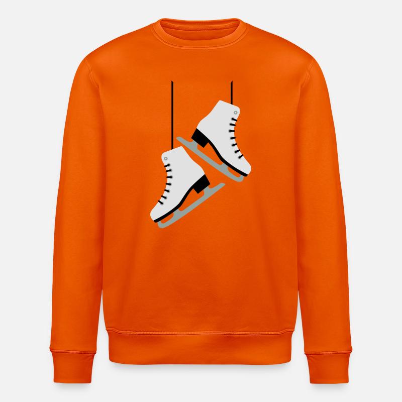 Eiskunstlauf -Schlittschuhe - Stanley/Stella Unisex Bio-Sweatshirt ROLLER - Tieforange