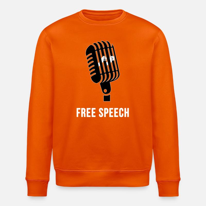 Free Speech - Stanley/Stella Unisex Bio-Sweatshirt ROLLER - Tieforange