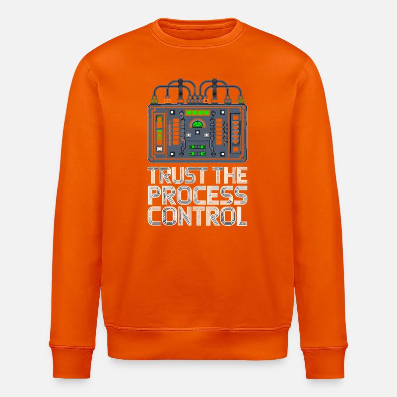 Trust The Process Control Prozessleittechnik - Stanley/Stella Unisex Bio-Sweatshirt ROLLER - Tieforange