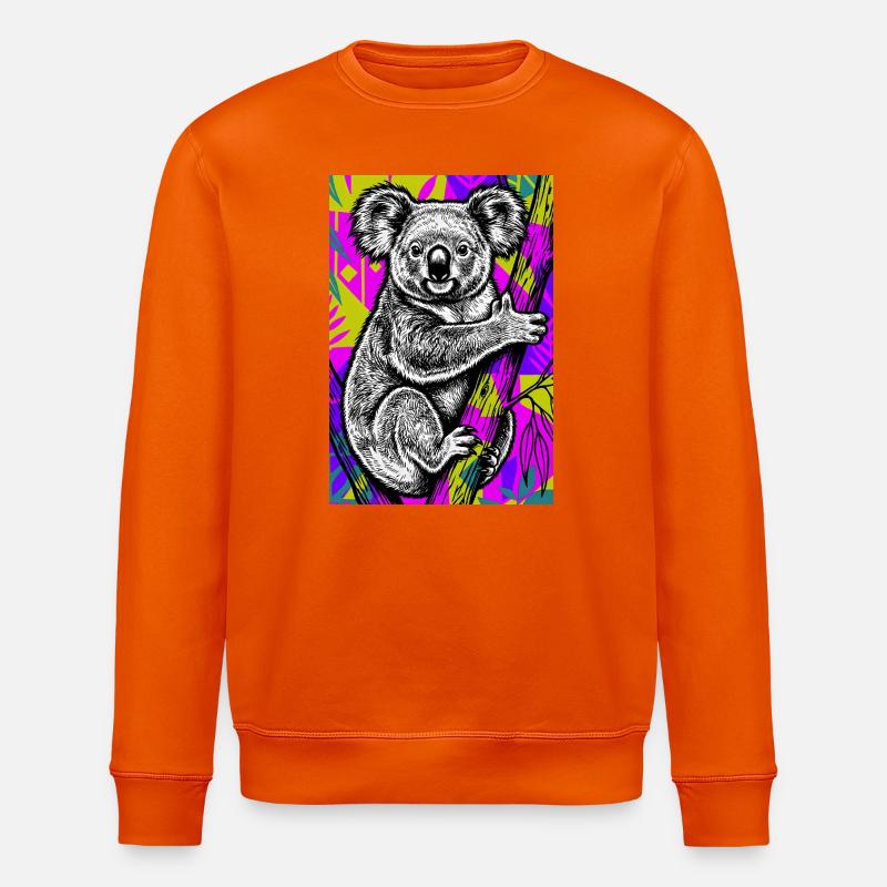 Koala - Stanley/Stella Unisex Bio-Sweatshirt ROLLER - Tieforange