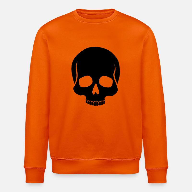 Half Skull - Stanley/Stella Unisex Bio-Sweatshirt ROLLER - Tieforange