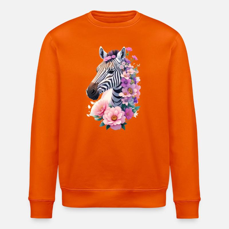 Zebra - Stanley/Stella Unisex Bio-Sweatshirt ROLLER - Tieforange