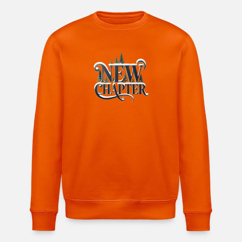 New chapter Winter Forest - Stanley/Stella ROLLER Unisex Organic Sweatshirt - bright orange