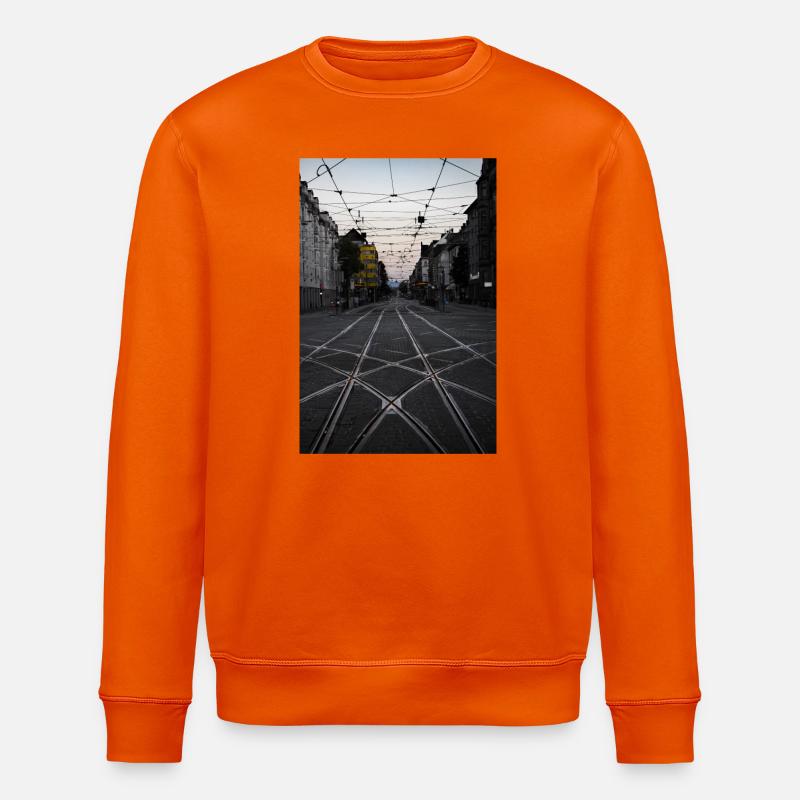 Schienen - Stanley/Stella Unisex Bio-Sweatshirt ROLLER - Tieforange