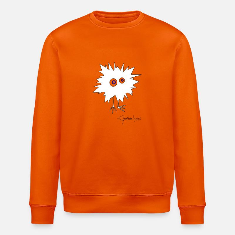 L'animal moelleux flashé © Chyropterum Innoxius - Sweat bio ROLLER Stanley/Stella Unisexe - orange profond